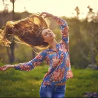 Здоровые светящиеся волосы