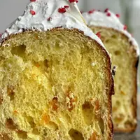 Заварной кулич с апельсиновым сиропом