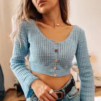 Блуза крючком