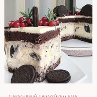 Бисквитные рецептурные карты. Шоколадный с чизкейком Орео