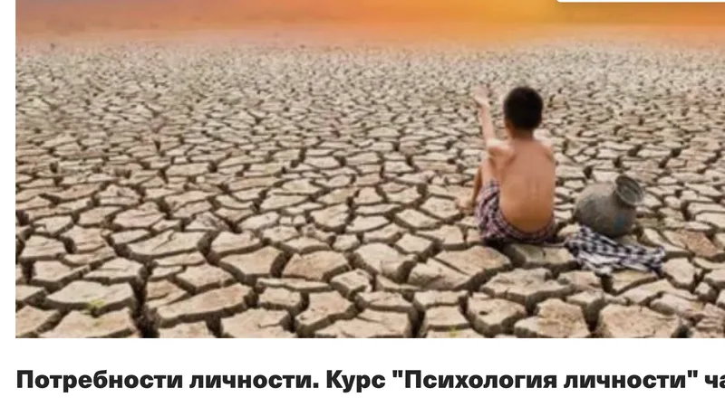 Потребности личности. Курс Психология личности. Часть 2