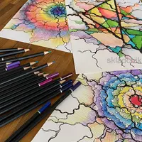 Клуб "Нейромозайка". Приемы внесения цвета в рисунок