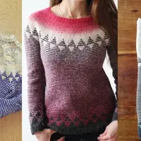 Пуловер с круглой кокеткой Triggy