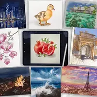 Акварель в Procreate