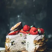 Блинный торт к масленице: веган, без глютена