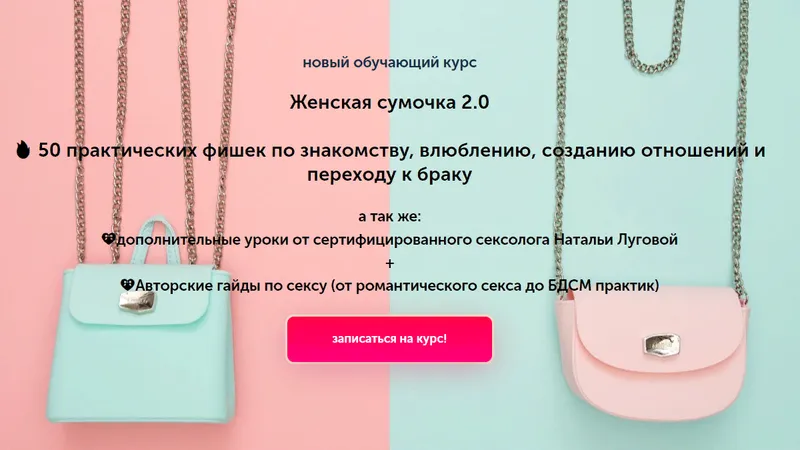 Женская сумочка 2.0