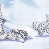 Динамичная анималистическая иллюстрация для детских книг