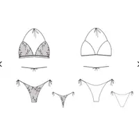 Параметрические лекала. Купальник Бикини