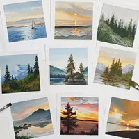 Пейзажик. Акрил