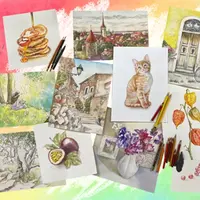 Акварельные карандаши