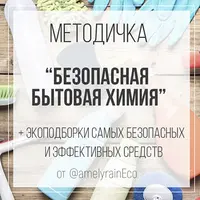 Методичка «Безопасная бытовая химия» + Экоподборки средств