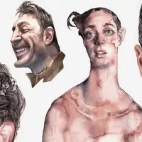 Карикатура акварелью