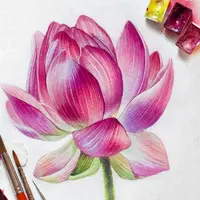 Реалистичная ботаника акварелью