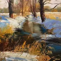 Зимняя река