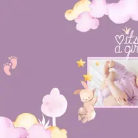 Шаблон фотокниги It's a girl