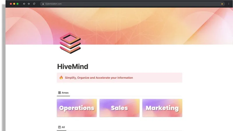 Рабочее пространство HiveMind