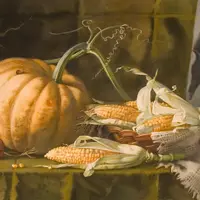 Этюд с кукурузой акварелью