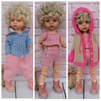 СП Клевер: вязание нарядов для кукол Паола Рейна и Минуш