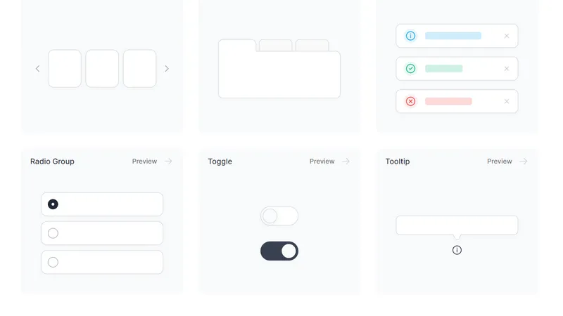 Alpine UI Components - Детали и компоненты интерфейса для Alpine.js