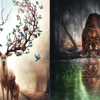 Цифровая иллюстрация фантастических животных для начинающих