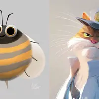 Дизайн персонажа: Иллюстрация выразительного существа