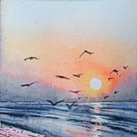 Акварельные миниатюры