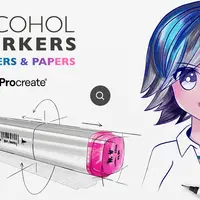 Алкогольные маркеры и бумага для Procreate