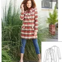 Двубортное пальто №17