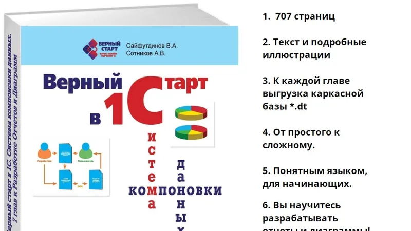 Верный старт в 1С СКД система компоновки данных . 7 глав к разработке отчетов и диаграмм