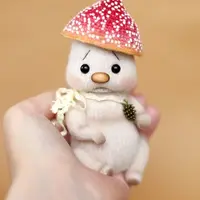 Вязаные игрушки: Грибочек