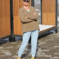 Пуловер "Плетенка"