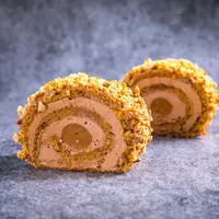 Кекс-рулет с шоколадом и мягкой карамелью