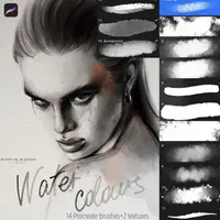 Watercolour brushes for Procreate