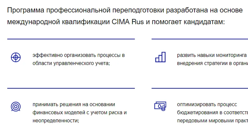 Управление эффективностью бизнеса CIMA P2