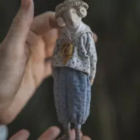 Ватные игрушки. На деревню к бабушке