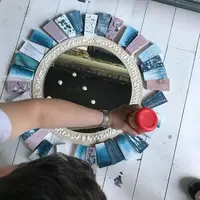 Урок по декору зеркала из лодки