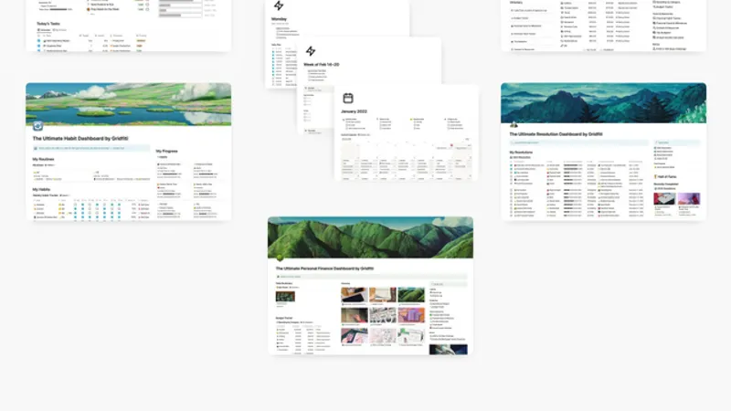 Gridfiti Notion Template Bundle