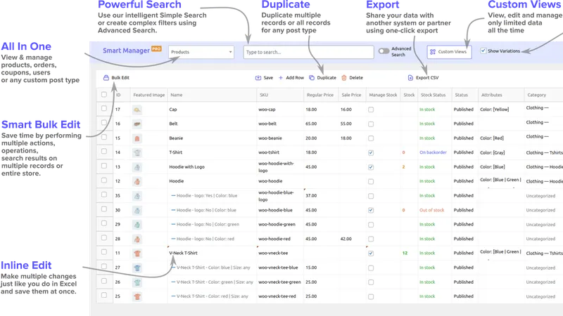 StoreApps Smart Manager — управляйте своим магазином WooCommerce в 10 раз быстрее