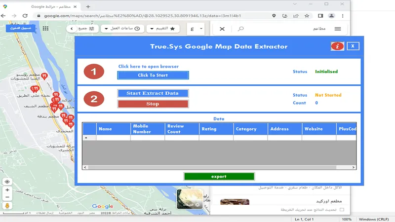 True.Sys Google Map Data Extractor
