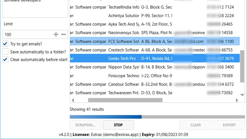 Google Maps business scraper pro