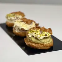 Колечки с творожными кремами