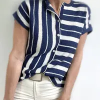 Топ в морском стиле Dinner with my Captain