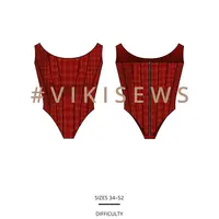 Exclusive Hayet corset top sewing pattern
