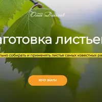 Заготовка листьев