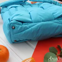 Пошив сумки из плащевой ткани в технике плетения