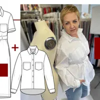 Платье (рубашка) "Оригами"