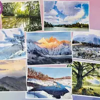 Природа акварелью