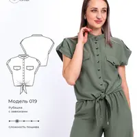 Рубашка с завязками