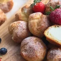 Профитроли и мороженое