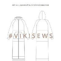 Воркбук по моделированию выкройки платья Мавия